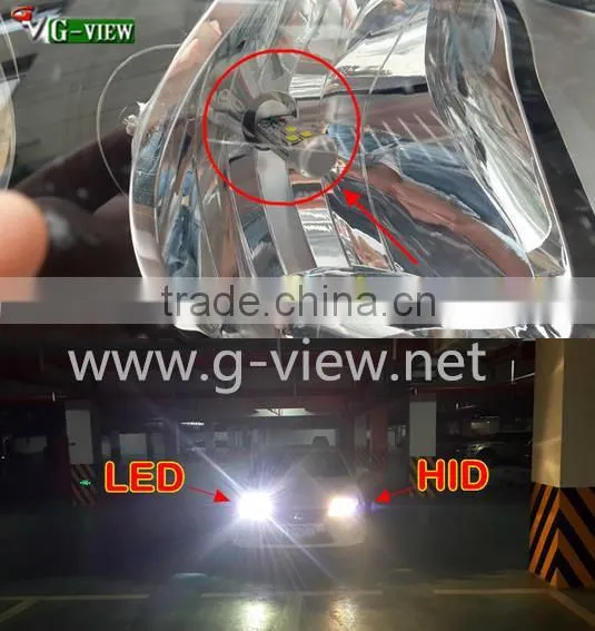 high lumen ALL-IN-ONE auto led bulb h4 , all in one auto led h4 hi/lo beam 8000lm creechip , h4 auto led headlight