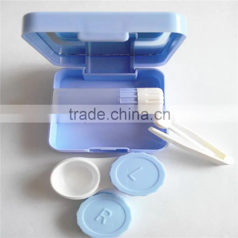 contact lens mate case & cosmetic color contact lens case