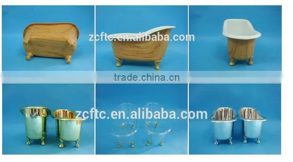 PP plastic cosmetic products storage mini bathtub container,plastic mini bathtub shape storage container