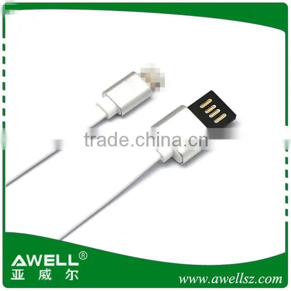 China alibaba braided usb cable for apple iphone 6 ios 8 usb charger cable 1m