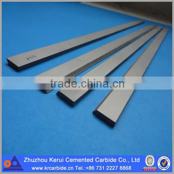 Solid carbide strip for hard wood, soft wood, MDF, HDF processing