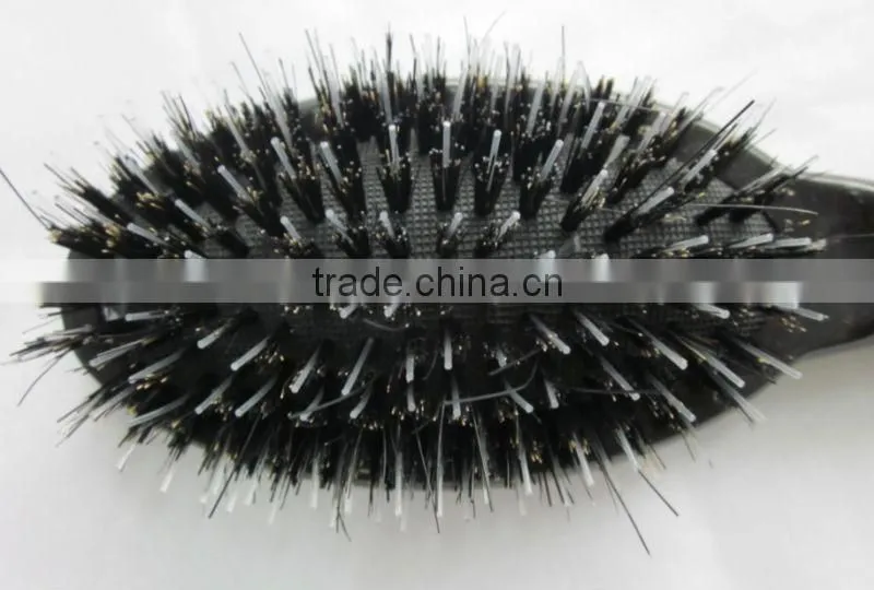 plastic handle bristle hair brush loop brushes