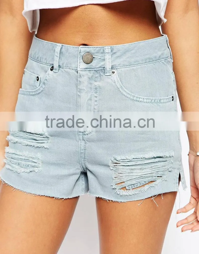 women denim female shorts mom shorts wholesale women Denim shorts