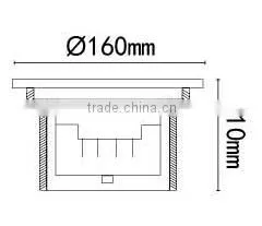 CE ROSH IP67 LED Undeground lamp 5w 6w 9W 12V 24V 110V 240V LED Underground lights