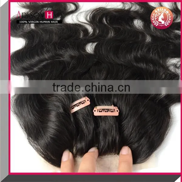 grade 7Avirgin brazilian closure straight lace closure remy lace front closure with baby hair