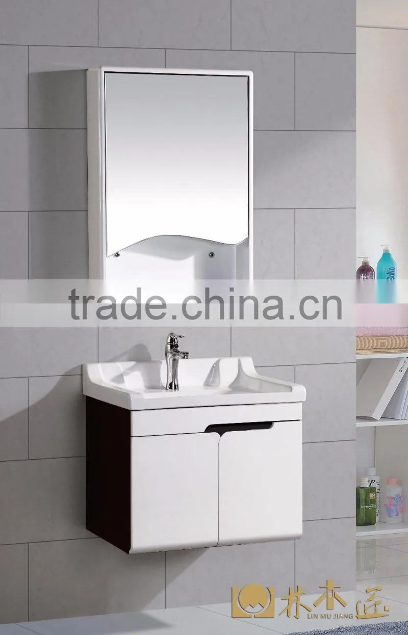 pvc bathroom cabinet with mirror cabinet (EAST-25129)