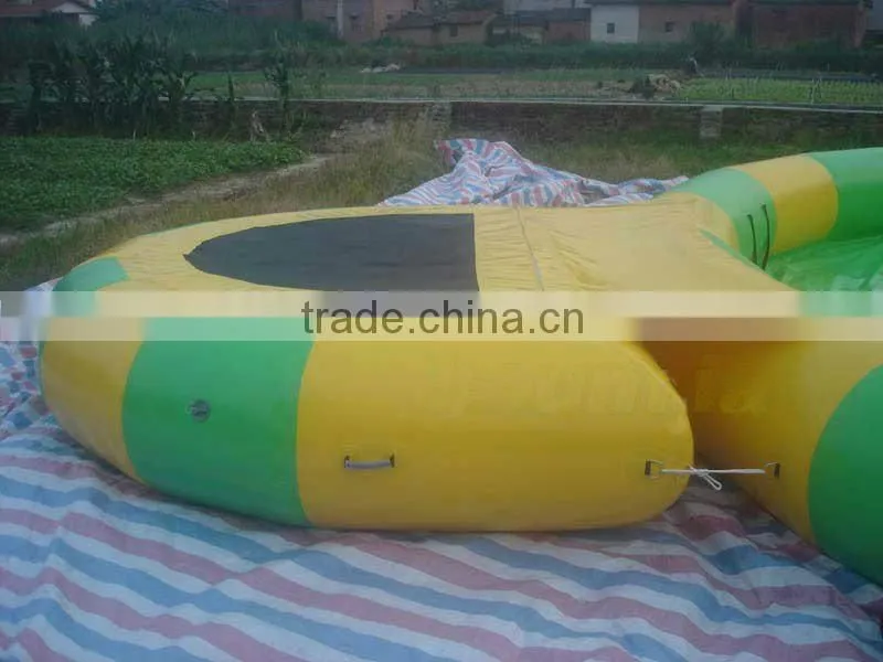 summer hot sell inflatable water pool with slide for commercial use