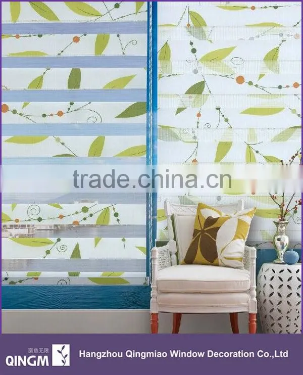 Home Decoration Printed Zebra Blinds For Kids Living Room