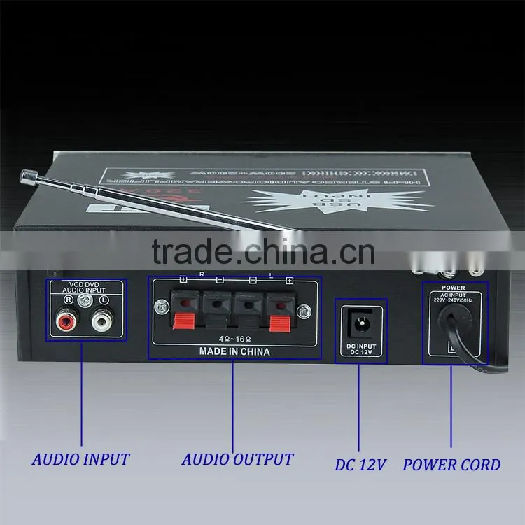 amplifier optic YT-329A /remote control mp3 player
