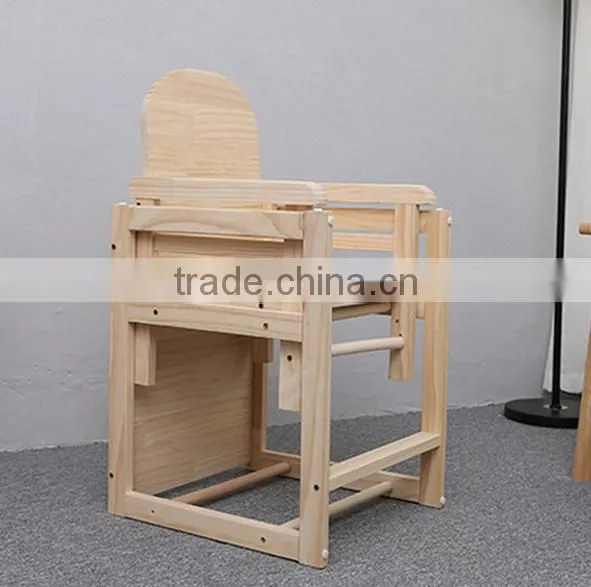 burlywood kids wooden splittable dinning chair