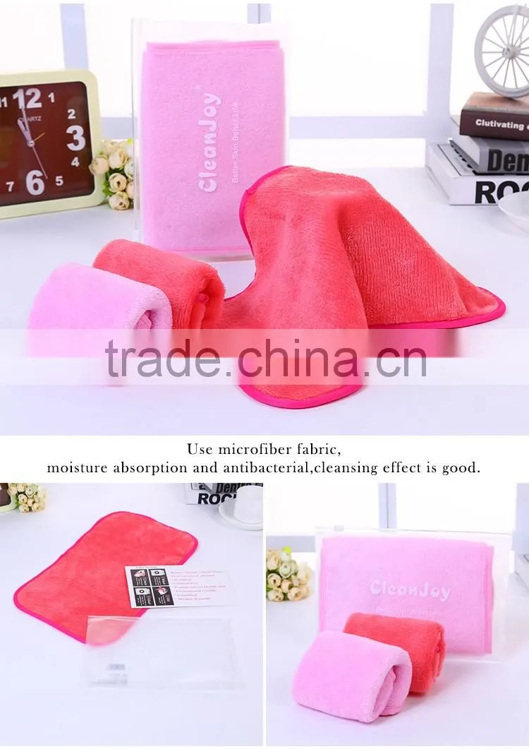 oil eraser 100% polyester soft makeup wipes cloth