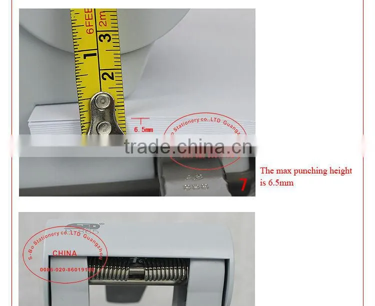 Heavy duty hole punch punch machine