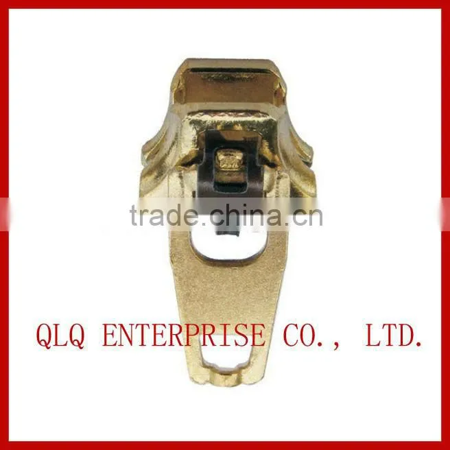 Leather zipper slider