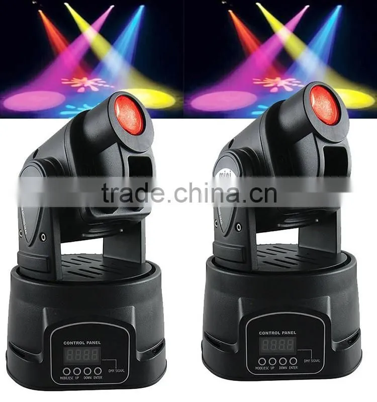 LED Mini 15W LED Moving Head Spot Beam Light