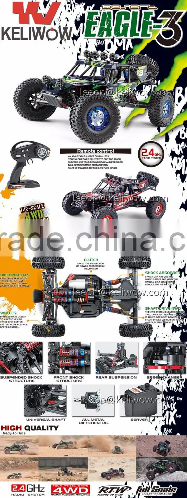 1/12 4WD electric rc drift cars powerfull high speed remote control rc car rc buggy for kid toy