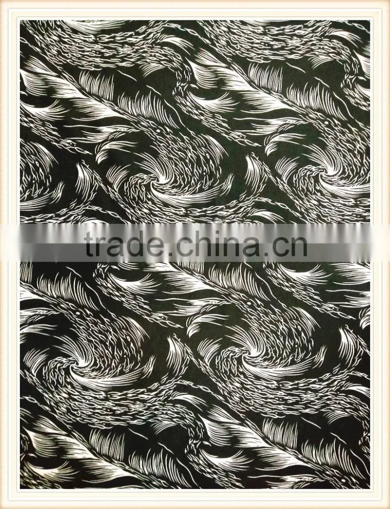 100%polyester classic florals transfer paper printing textile for sale