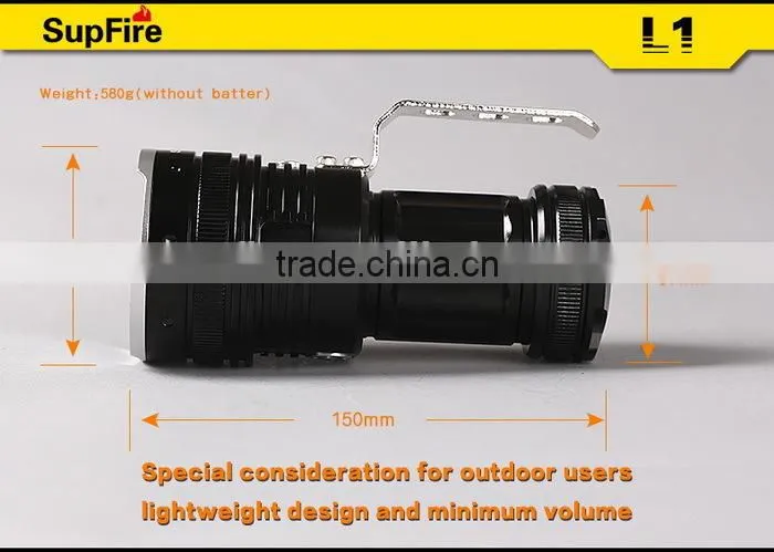SupFire 3800lumen model L1 led hand lamp
