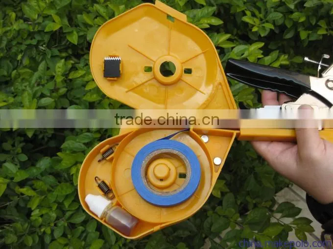 Green pvc tape for gardening