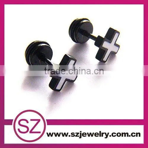 D128 stainless steel wholesale fashion gold earrings 2015 new design