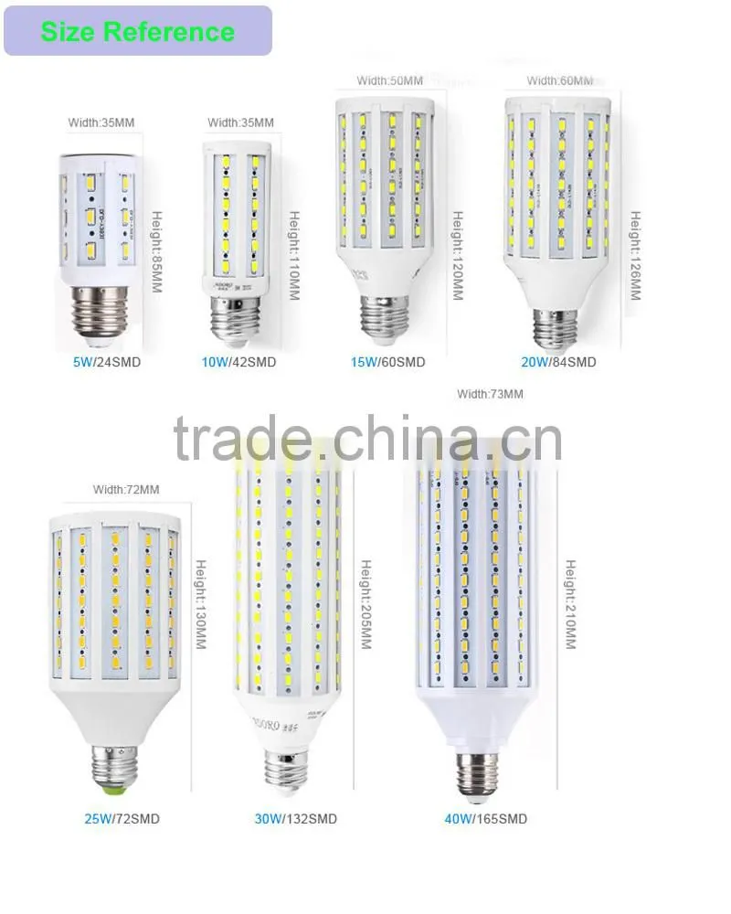 2015 new LED e27 corn light high quality 7W led lamp
