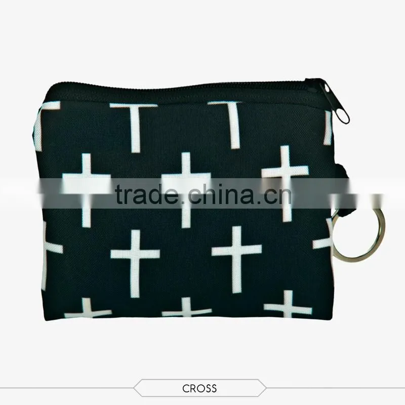 New Design Wholesale 3D Full Print Small Custom Ladies Coin Purse