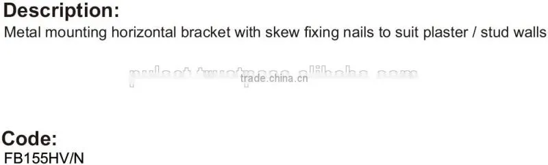 Flat Vracket with Nails