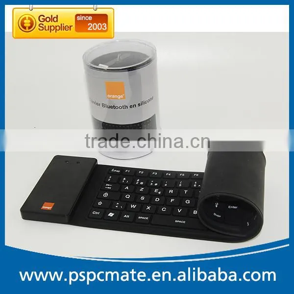 105keys Waterproof Flexible Bluetooth wireless Silicon Keyboard for Desktop/Laptop/Tablet