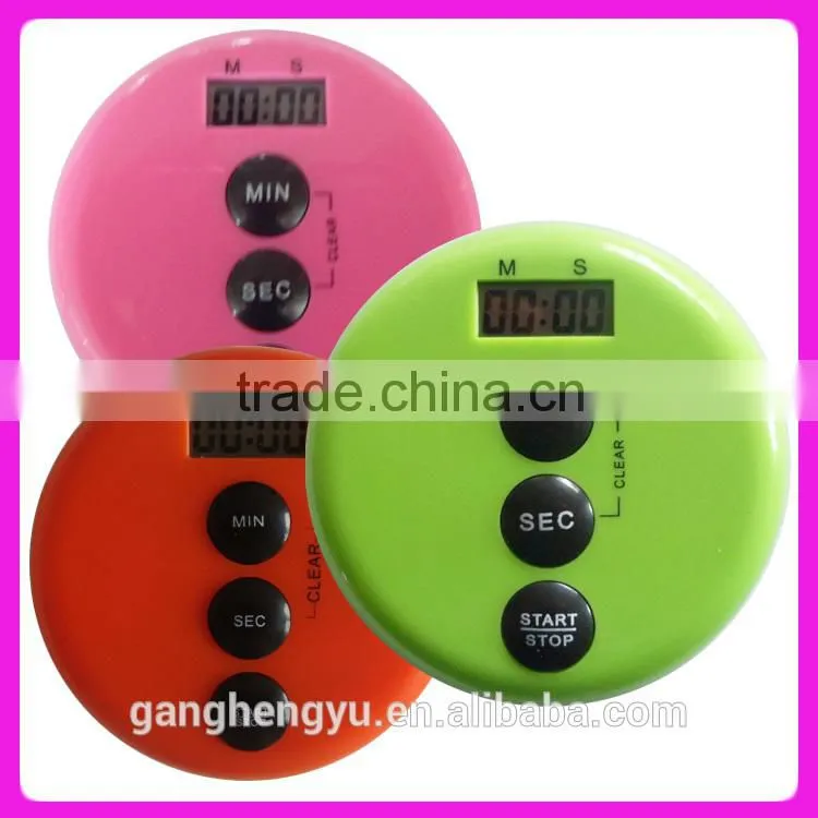 Factory electronic transparency round shape timer