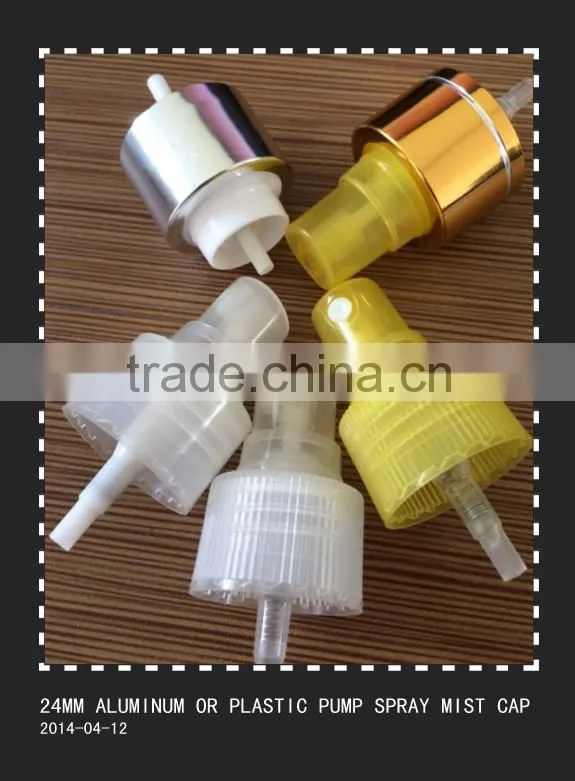 18mm aluminum-plastic bottle pump spray fine mist 3set caps