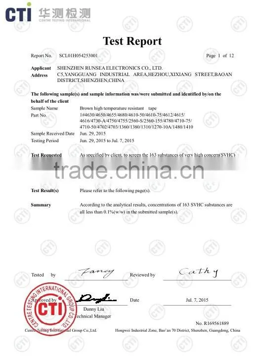 top quality 3m strong adhesive polyimide tape acrylic solvent based 3m polyimide tape remove silicone adhesive tape