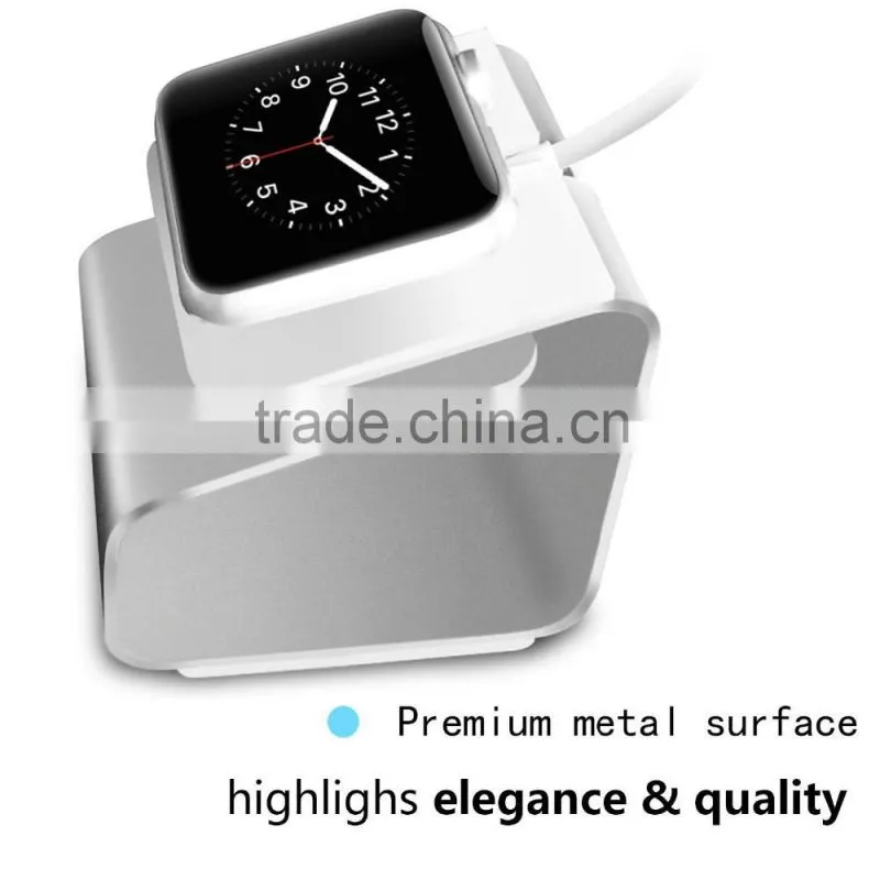 Aluminum Metal Charging Stand for Apple Watch Magnetic Charger & Wireless Charger Iwatch Charging Station Bracket Dock 38mm 42mm