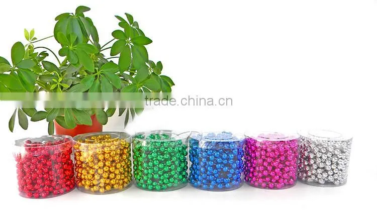2015 New Decorative Christmas Bead Chain for Tree