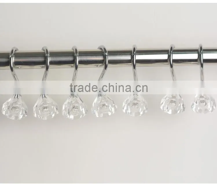 curtain hook curtain accessories/fancy curtain rod hook, curtain rod accessories, curtain pole fitting on hot sale