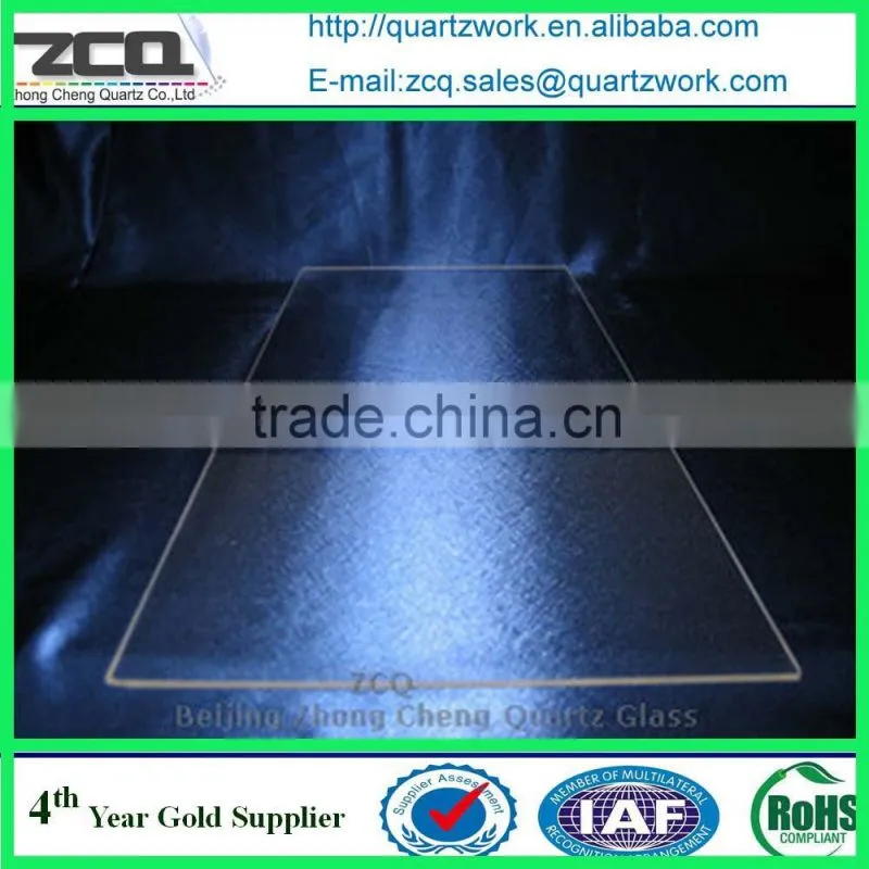 Small Heat resistant Quartz Glass Plate