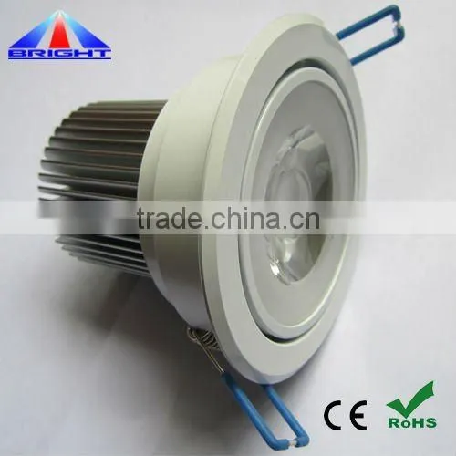 LED COB Ceiling Light black shell color 7W dimmable