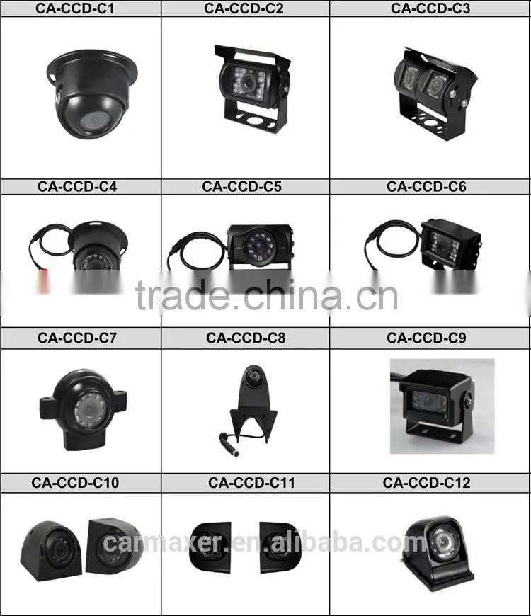 car camera system 7 inch hdmi input car monitor for car/bus/truck