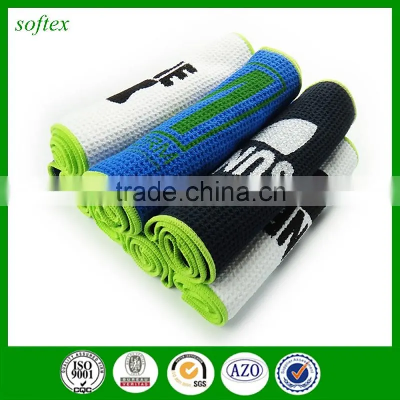 china wholesale microfiber waffle weave golf towel