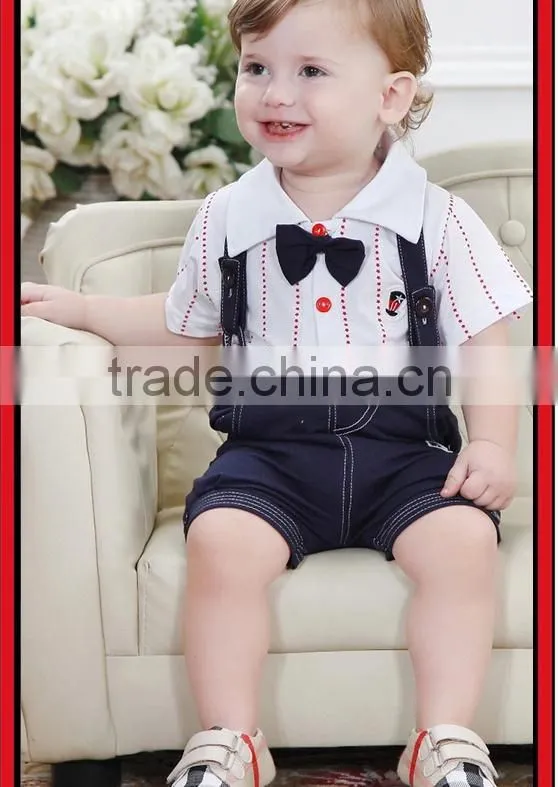 The decimal point Baby Bib Kids Summer Cotton Shorts denim pants boy cartoon children summer thin section