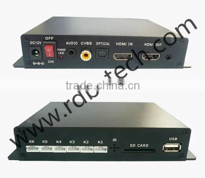 Digital Ad Player with LED buttons