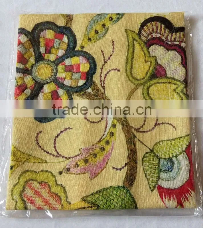 kitchen digital printed linen tea towel for home decorationl&gift,animal-giraffe design-1