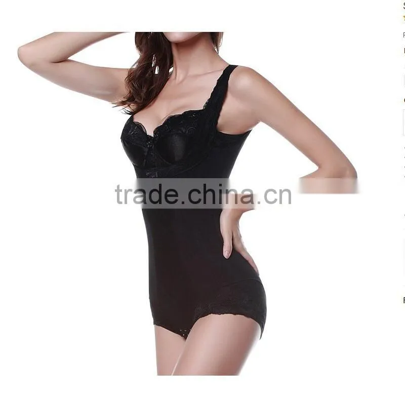 Women's Lace Bodyshaper Corset Body Briefer Bodysuit Slimming shapewear