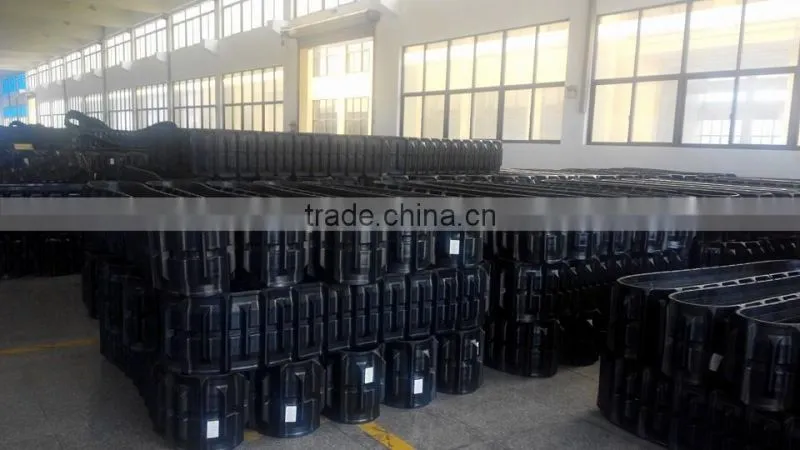 D400*90*46 rubber crawler of harvester usage for Sri-lanka