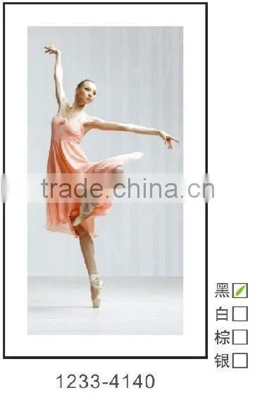 2013 newest 3D lenticular framed picture with PS material