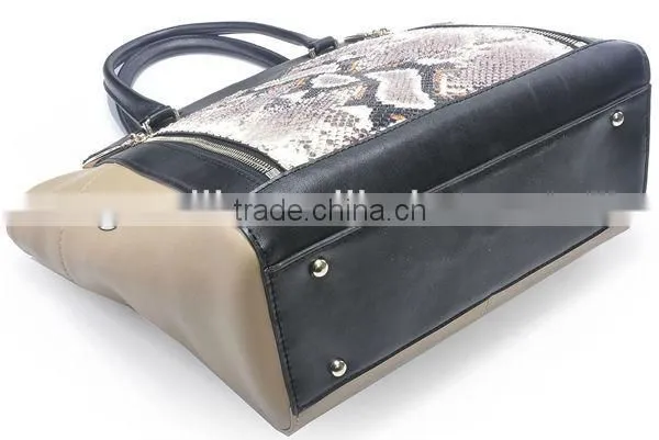 Snake genuine leather handbags for ladies