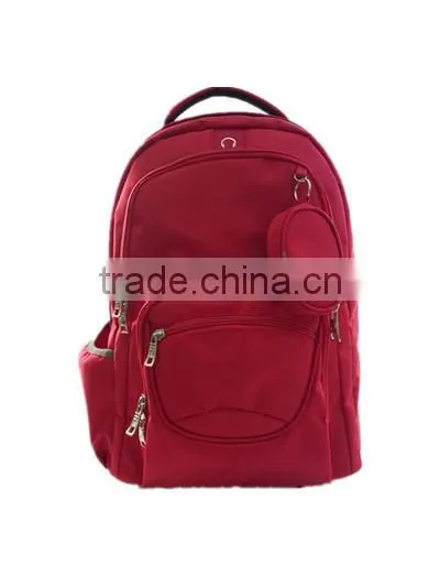 2015 hot design Polyester school trolley bag with bright color for student