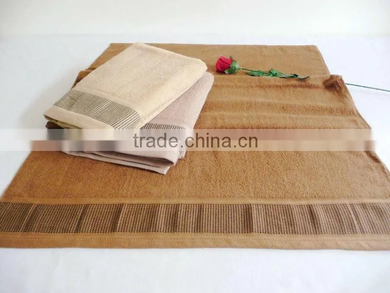 100% cotton border towel