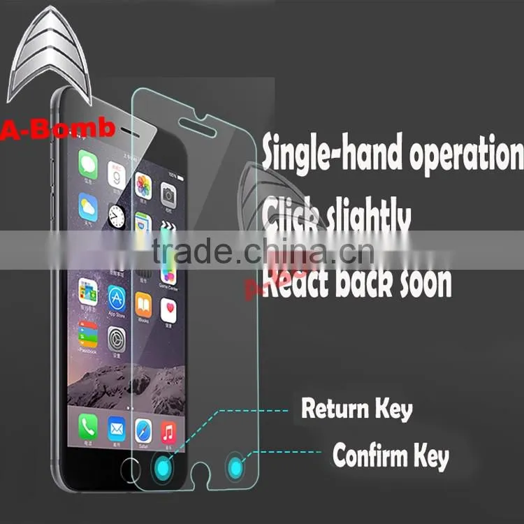 A-bomb tempered glass screen protector/screen protector/glass screen protector with refund key and confirm key