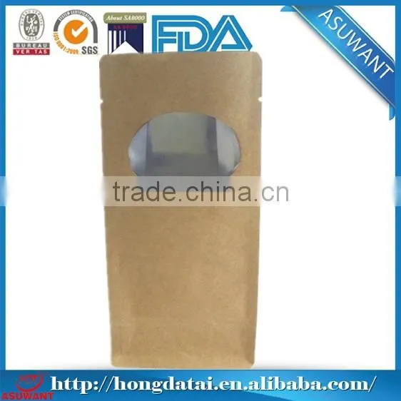 food plastic metalized stand up pouch bag