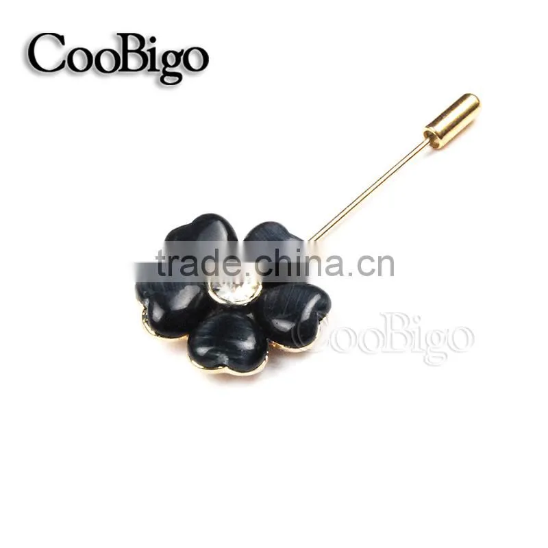 Fashion Jewelry 4 Colors Pin Brooch Women Girl Wedding Party Gift Apparel Dress Jacket Promotion Accessories