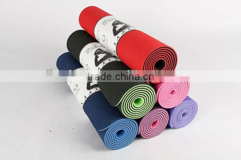 TPE yoga mat; thick mat